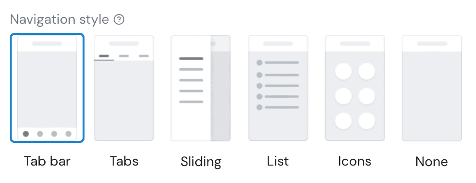 Keep your navigation elements consistent