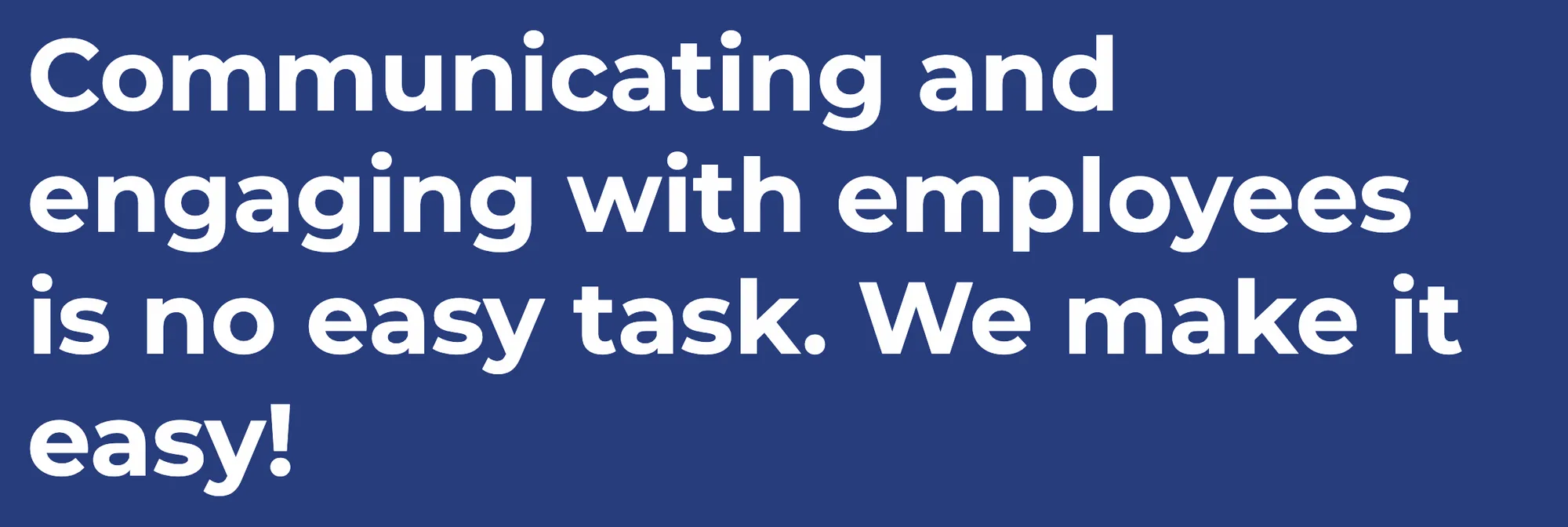 Communicate with employees via a business app