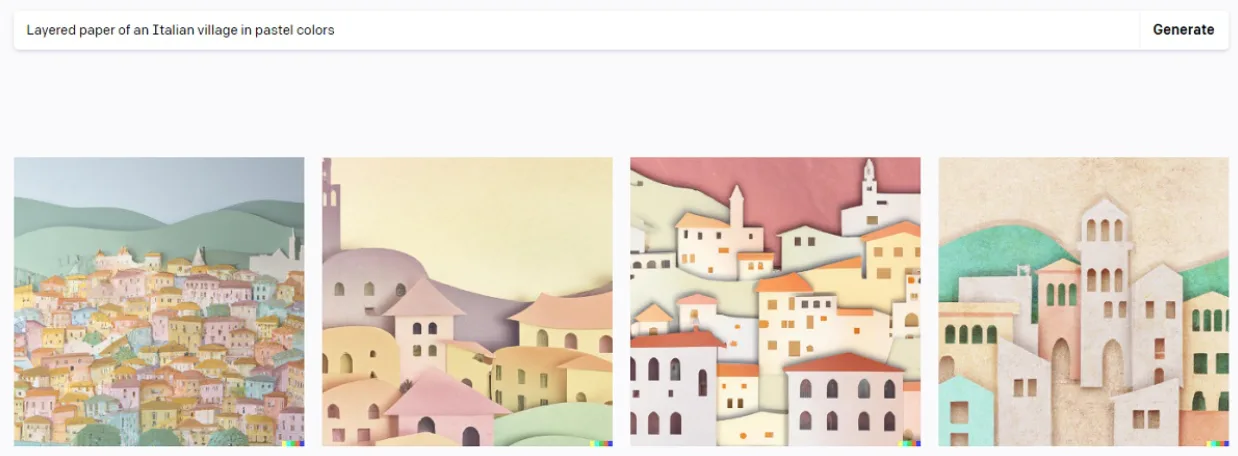 Screen Shot 2023-02-05 at 8.25.22 PM.png “Layered paper of an Italian village in pastel colors